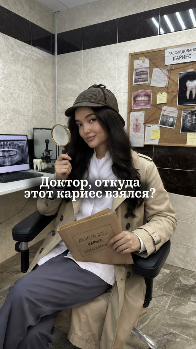 Кадр юмористического ролика клиники